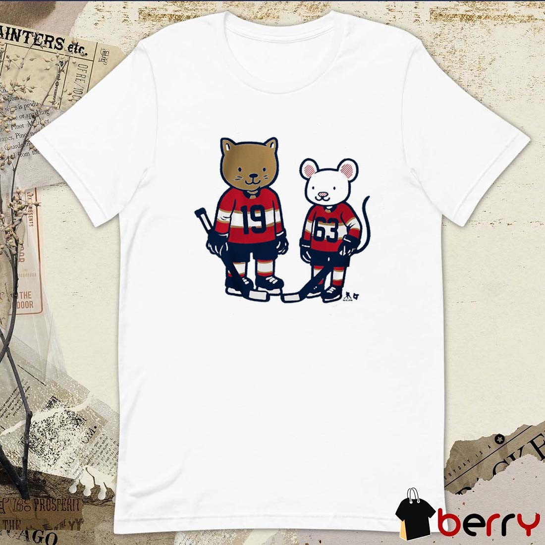 Matthew Tkachuk and Brad Marchand Cat and Rat Florida Panthers Hockey t-shirt
