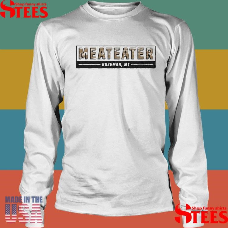 Meateater Wooden Box Bozeman Mt Shirts