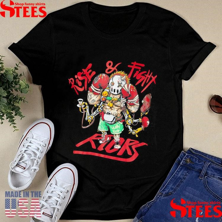 Men Riors Rise and Fight T-Shirt