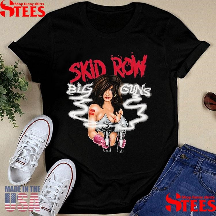 Men’s Skid Row Skid Row-big Guns T-shirt
