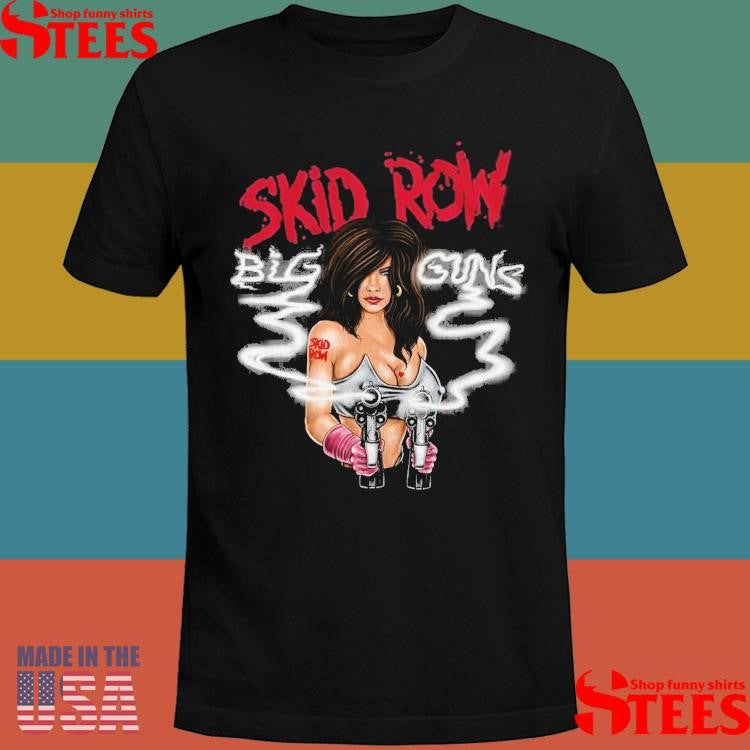 Men’s Skid Row Skid Row-big Guns T-shirt