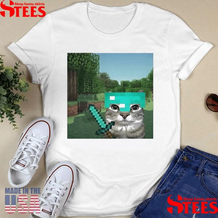 Meowcraft Meme T-shirt
