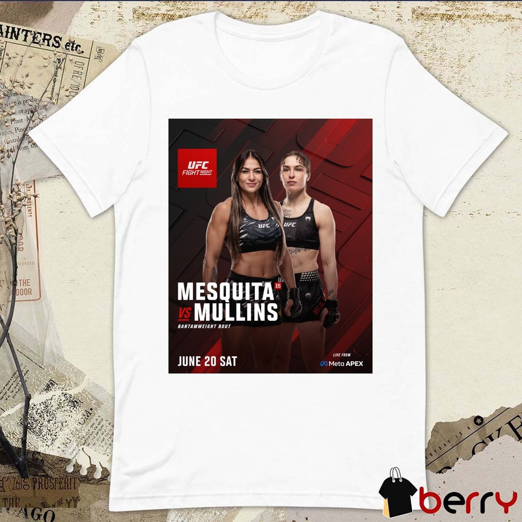 Mesquita vs Millins UCF Fight Night Bantamweight Bout June 20 Sat Poster t-shirt