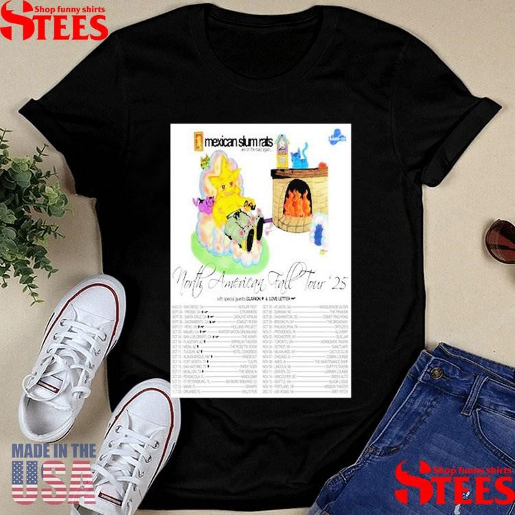 Mexican Slum Rats North American Fall Tour 2025 Poster T-shirt