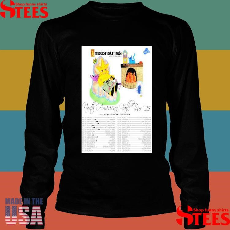 Mexican Slum Rats North American Fall Tour 2025 Poster T-shirt