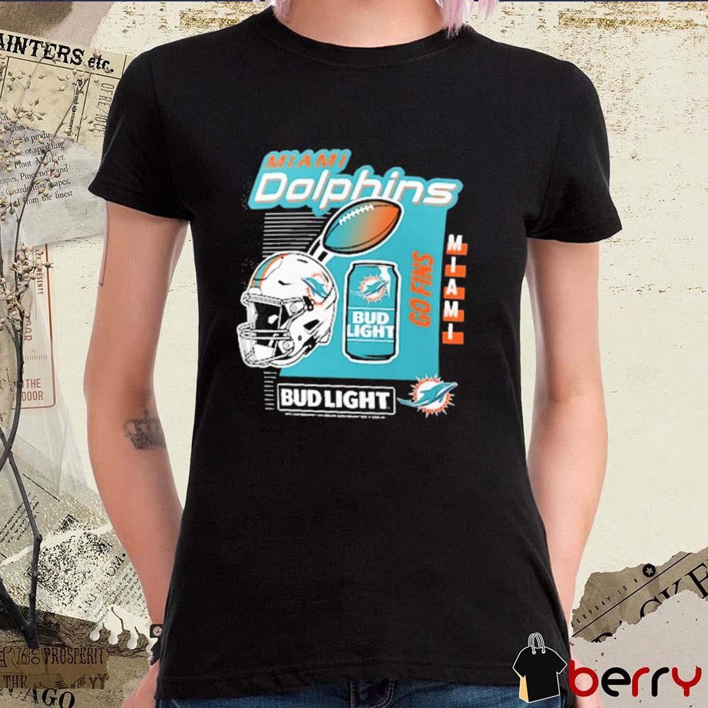 Miami Dolphins NFL Go Fins Bud Light 2024 t-shirt