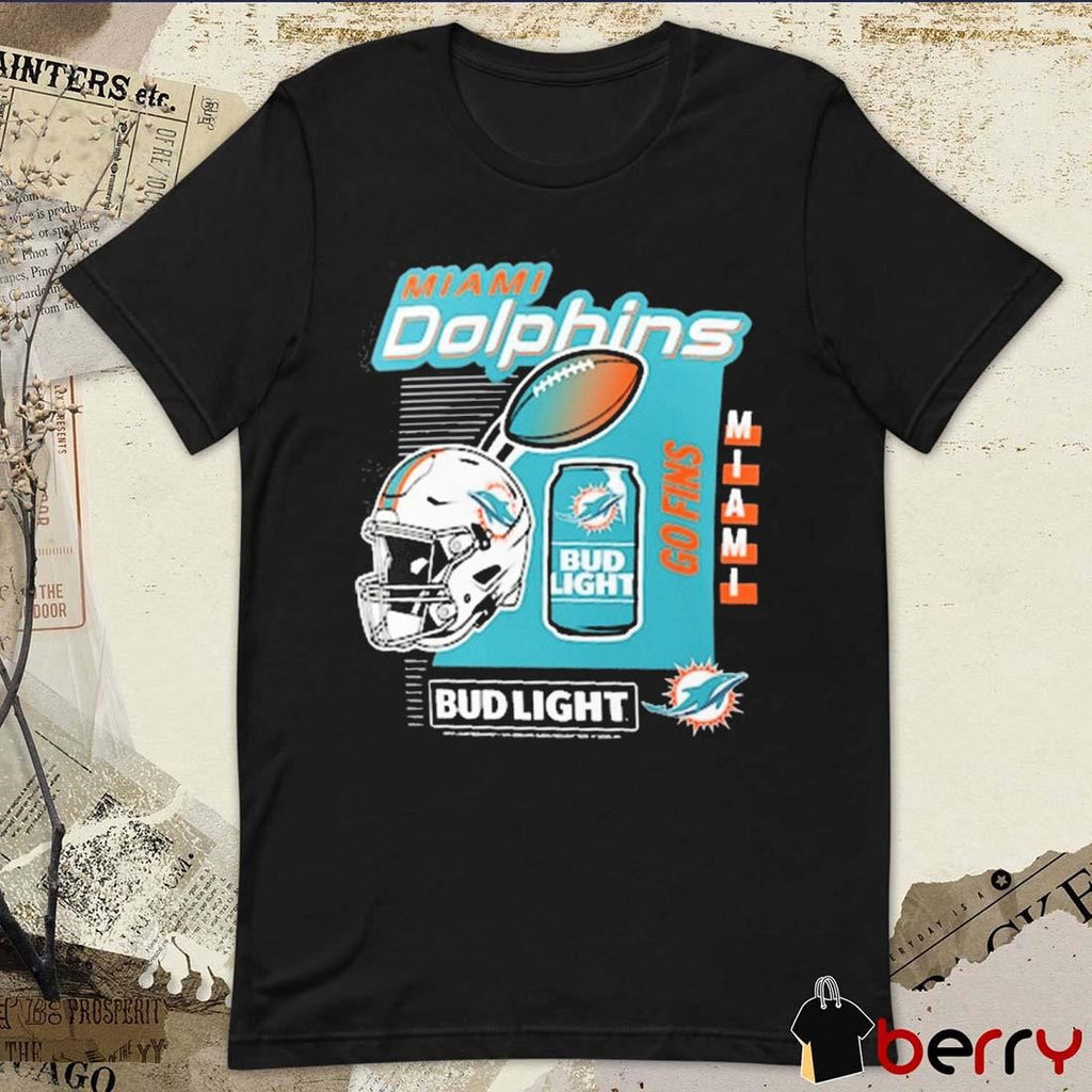 Miami Dolphins NFL Go Fins Bud Light 2024 t-shirt