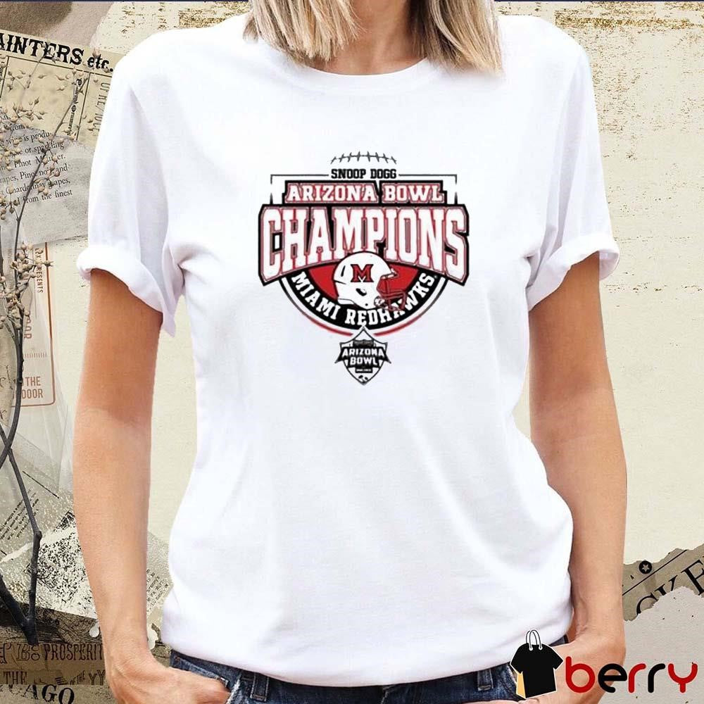 Miami Redhawks Snoop Dogg 2024 Arizona Bowl Champions Helmet t-shirt