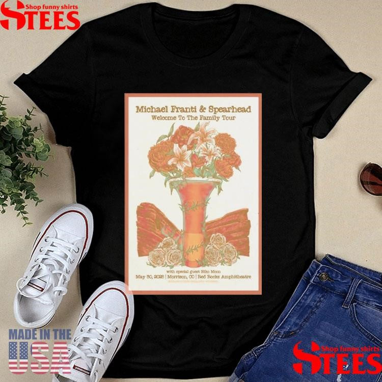 Michael Franti And Spearhead May 30 2025 Red Rocks Amphitheatre Morrison Co Shirts