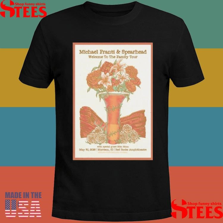 Michael Franti And Spearhead May 30 2025 Red Rocks Amphitheatre Morrison Co Shirts