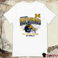 Michigan Wolverines Football Helmet Grid Hail To The Victors Ann Arbor MI NCAA 2024 t-shirt