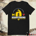 Michigan Wolverines Vs Arkansas State Valiant Blue 2024 Homecoming Gameday Sep 16 2024 t-shirt