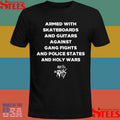 Mike Armed With Skateboards And Guitars Against Gang Fights And Police States Shirts