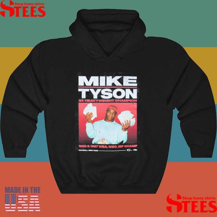 Mike Tyson 3x Heavyweight Champion 1986 & 1987 Wba Wbc Ibf Champ Shirts