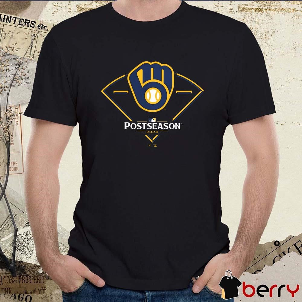 Milwaukee Brewers 2024 MLB Postseason Around The Horn t-shirt