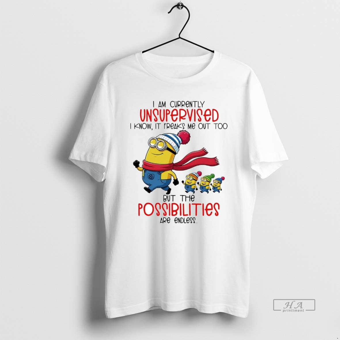 Official Minion I Am Currently Unsupervised I Know It Freaks Me Out Too T-Shirts, Hoodie, Sweatshirt | CiraTrend.com