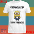 Minion It Doesn’t Matter What You Think Of Me Shirts