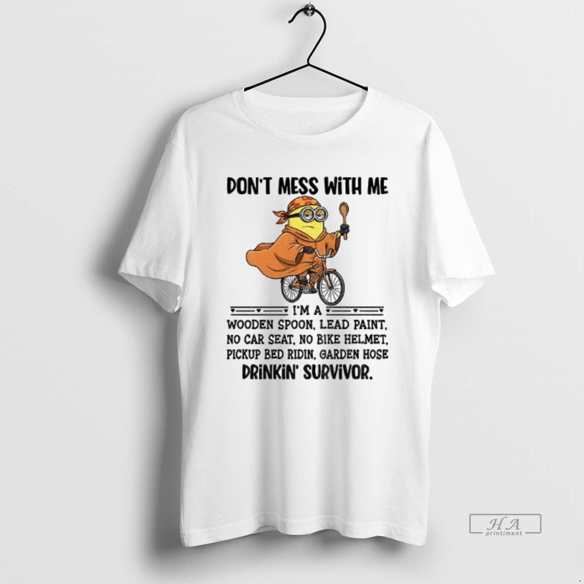 Official Minion Dont Mess With Me Im A Wooden Spoon Lead Paint No Car Seat T-Shirts, Hoodie, Sweatshirt | CiraTrend.com