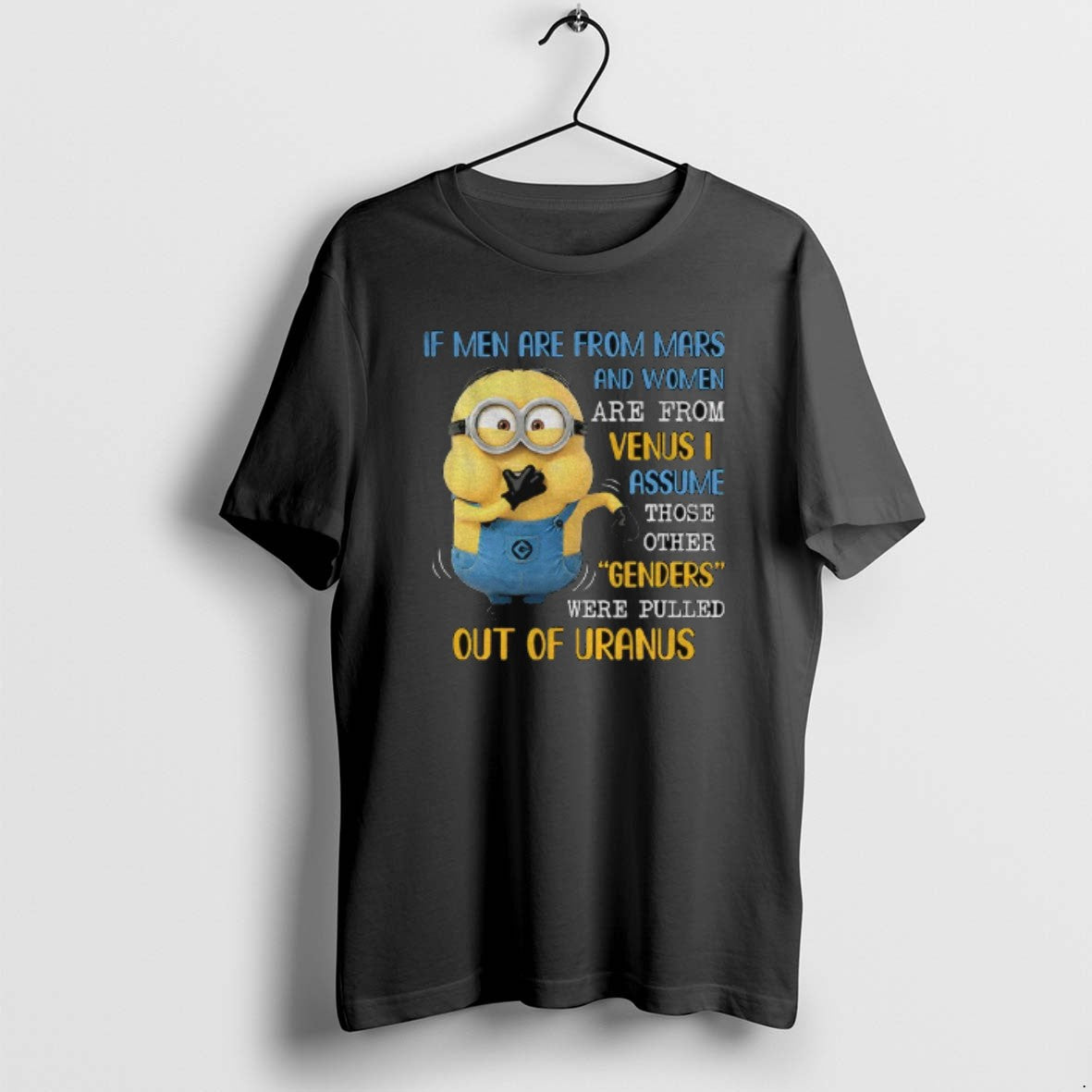 Official Minion If Men Are From Mars And Women Are From Venus I Assume Those T-Shirts, Hoodie, Sweatshirt | CiraTrend.com