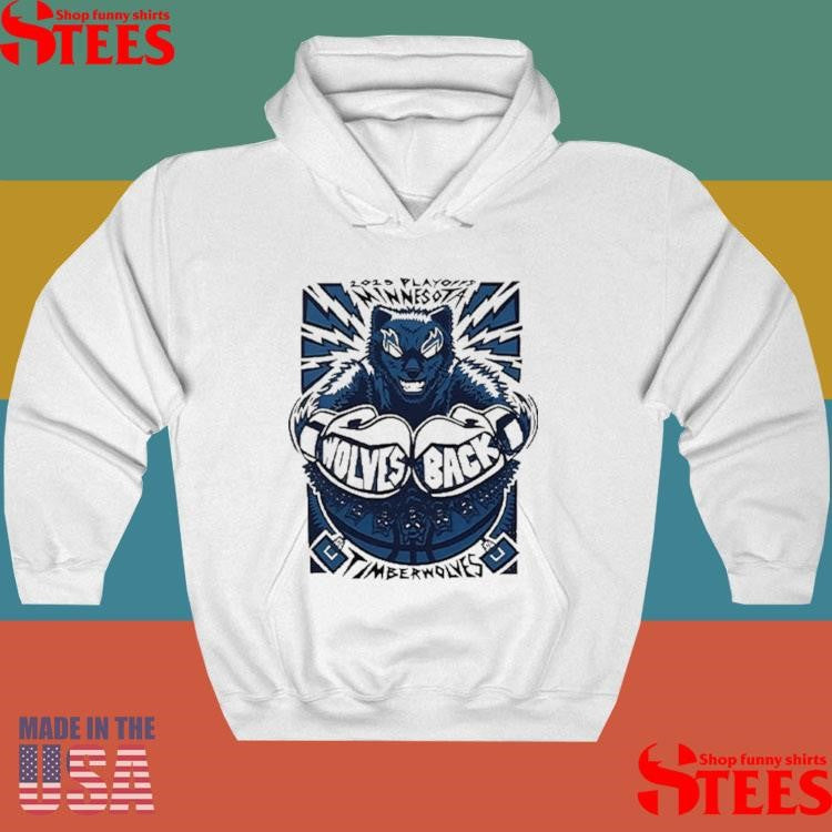 Minnesota Timberwolves 2025 Playoffs Wolves Back Shirts