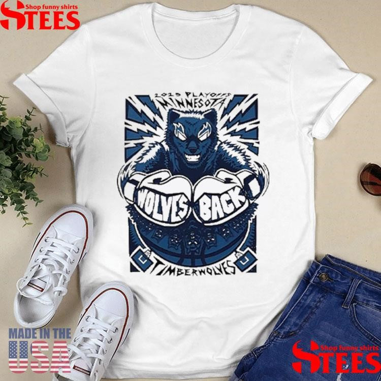 Minnesota Timberwolves 2025 Playoffs Wolves Back Shirts