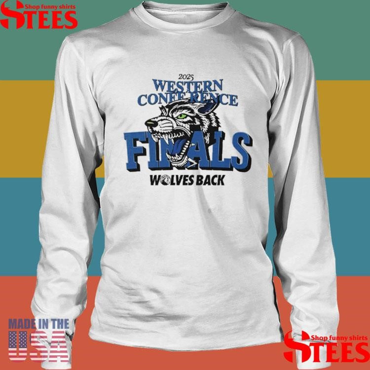 Minnesota Timberwolves 2025 Western Conference Finals Wolves Shirts