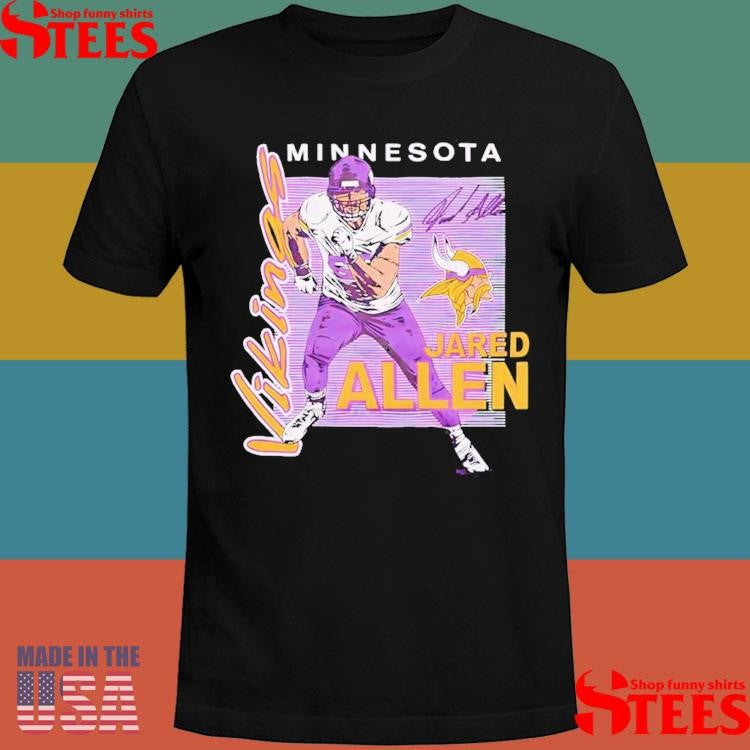 Minnesota Vikings Jared Allen Signature T-shirts