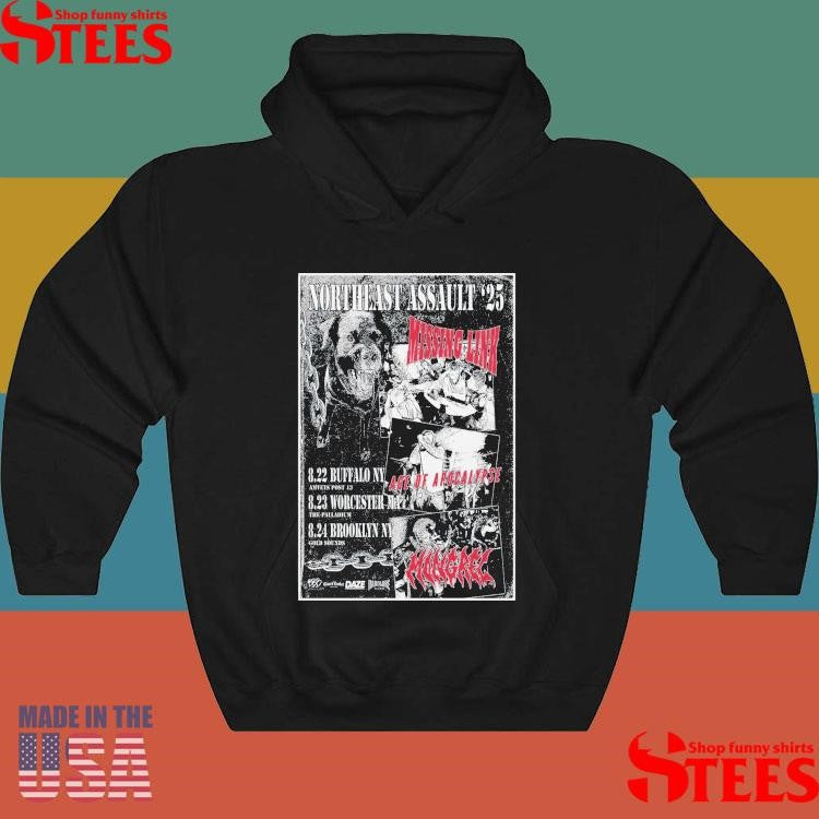 Missing Link And Mongrel Northeast Assault Tour 2025 Shirts