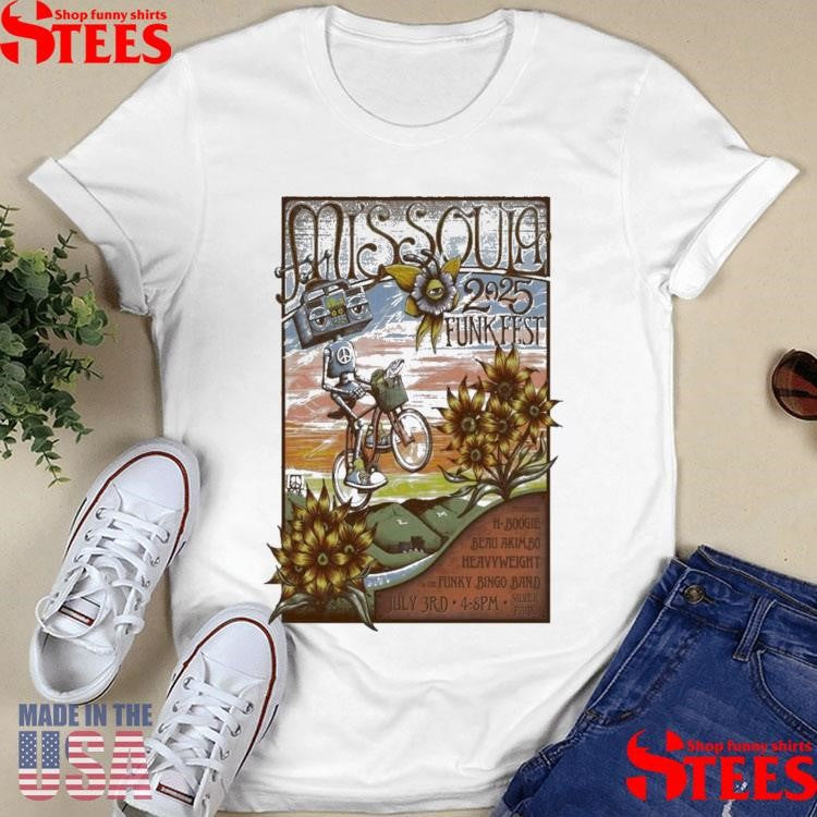 Missoula’s 4th Annual Funk Music Festival Missoula, Mt. Silver Park July 3, 2025 T-shirt