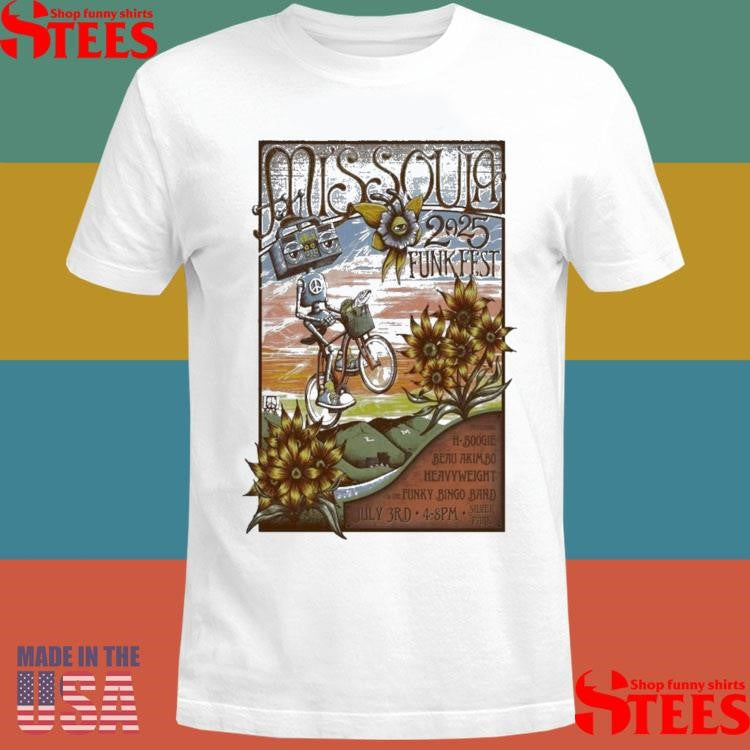 Missoula’s 4th Annual Funk Music Festival Missoula, Mt. Silver Park July 3, 2025 T-shirt