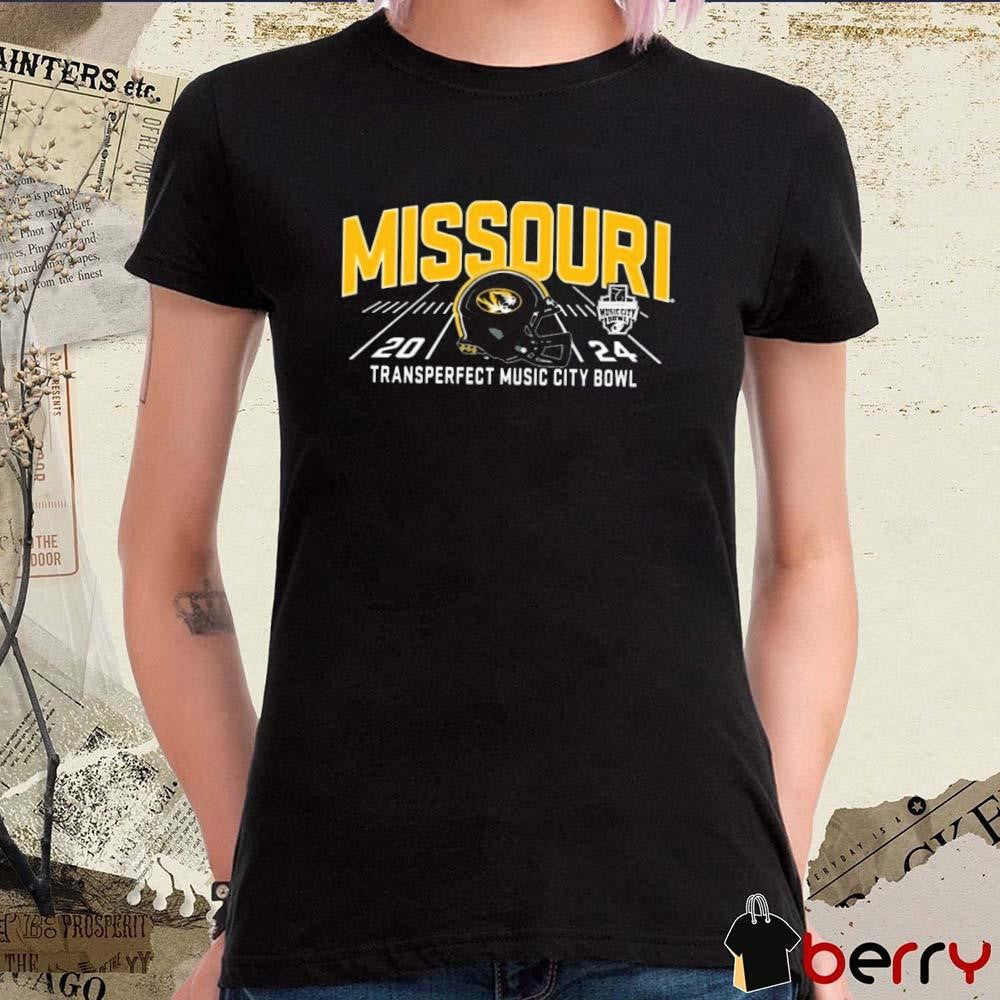 Missouri Tigers 2024 Transperfect Music City Bowl Bound Helmet NCAA t-shirt