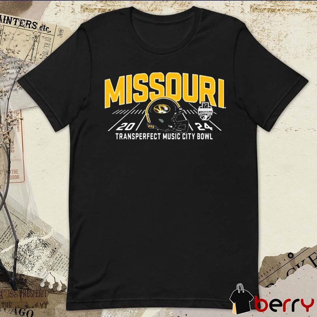 Missouri Tigers 2024 Transperfect Music City Bowl Bound Helmet NCAA t-shirt
