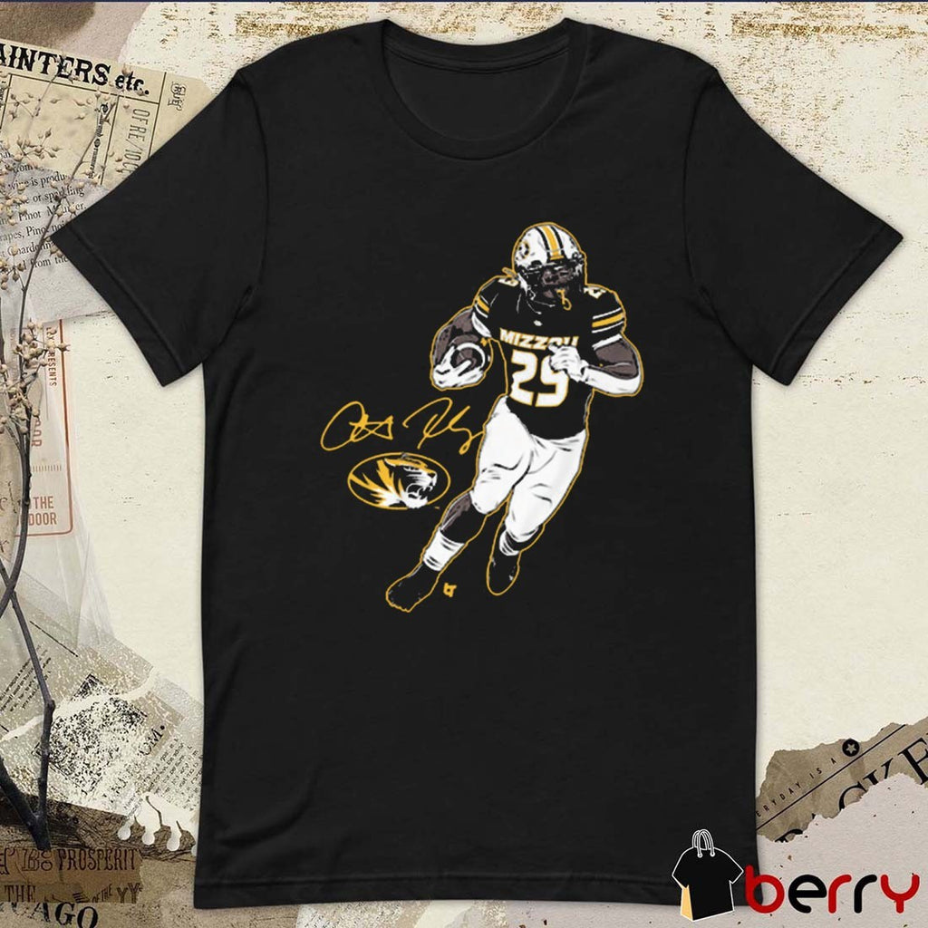 Missouri Tigers Football NCAA Ahmad Hardy Superstar Pose Signature t-shirt
