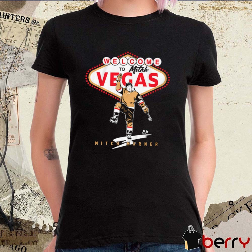 Mitchell Marner Welcome to Mitch Vegas Vegas Golden Knights Hockey Graphic t-shirt