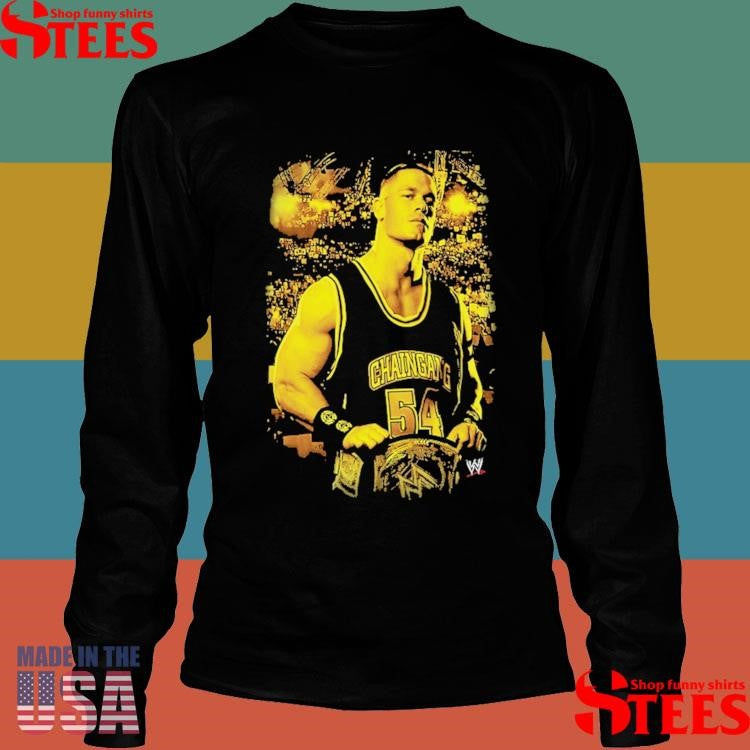 Mitchell & Ness Black John Cena Gold Shirts