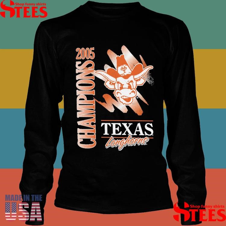 Mitchell & Ness Black Texas Longhorns Retro Brush Mineral Wash Shirts
