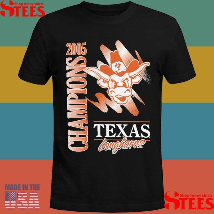 Mitchell & Ness Black Texas Longhorns Retro Brush Mineral Wash Shirts