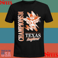 Mitchell & Ness Black Texas Longhorns Retro Brush Mineral Wash Shirts