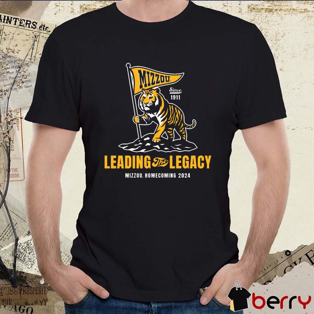 Mizzou Tigers 2024 Homecoming Leading the Legacy Since 1911 t-shirt