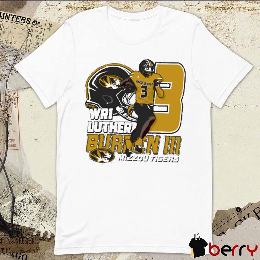 Mizzou Tigers NIL 2024 Football Luther Burden III WR1 NCAA t-shirt