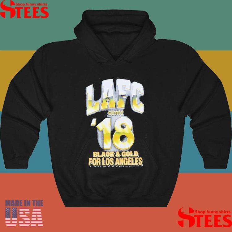 Mls Lafc ’18 Black & Gold For Los Angeles Shirts