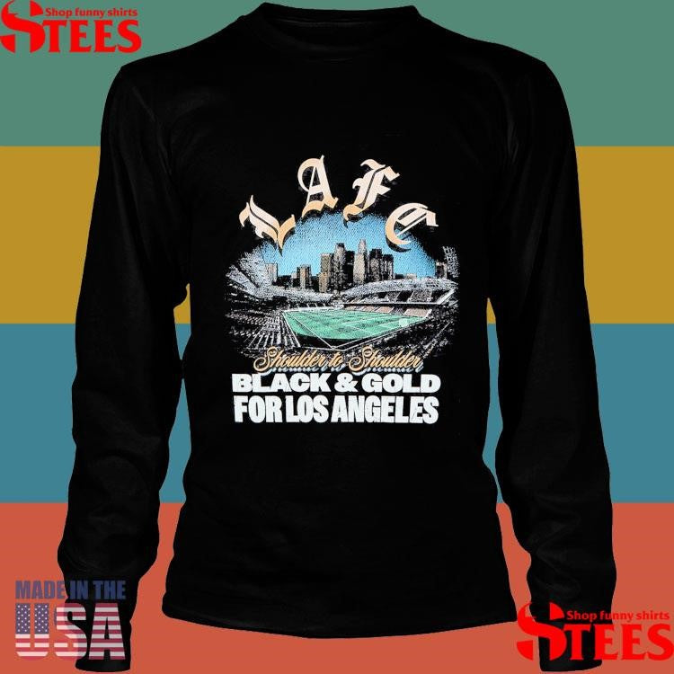 Mls Lafc Black & Gold For Los Angeles Shirts