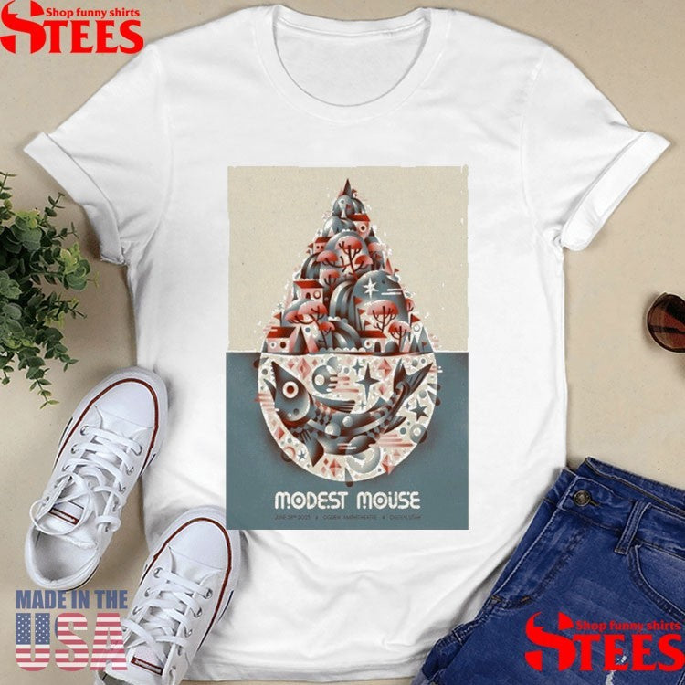 Modest Mouse June 28 2025 Ogden Amphitheater In Ogden Ut T-shirt