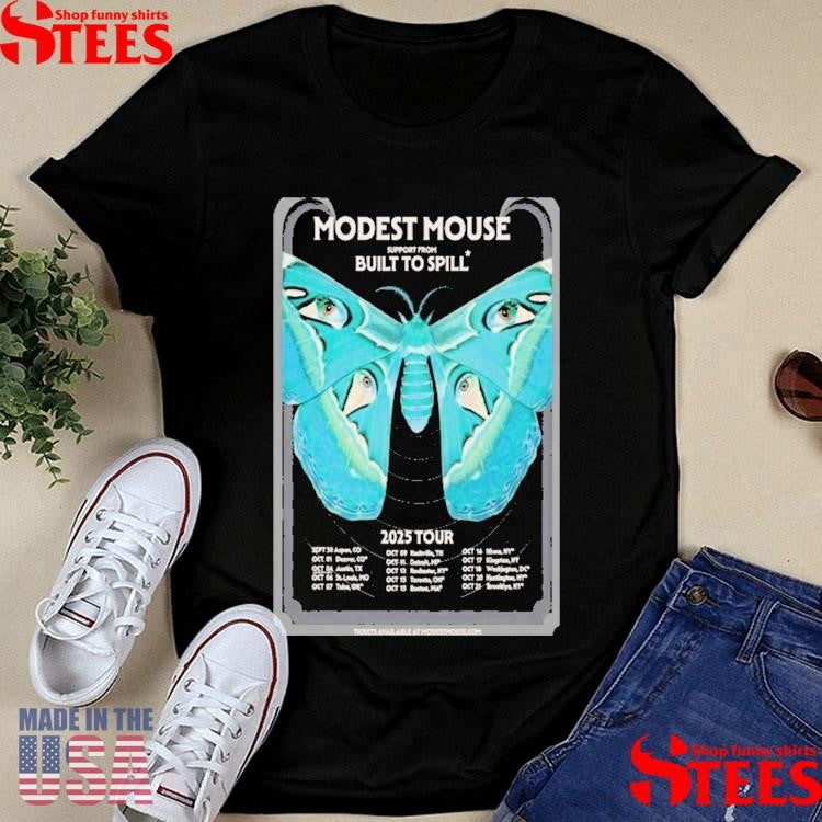 Modest Mouse Support From Built To Spill Fall Tour 2025 Dates Moth Eyes Shirts
