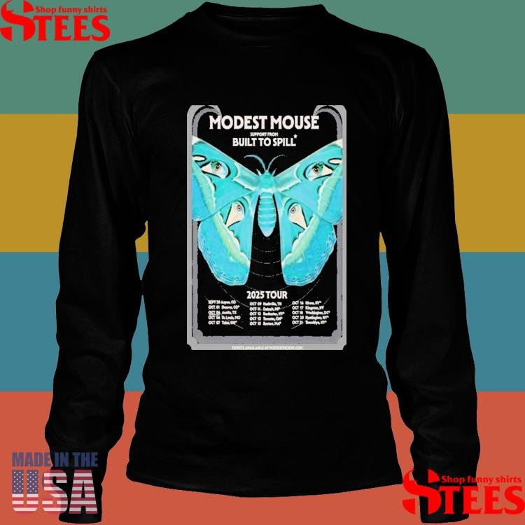 Modest Mouse Support From Built To Spill Fall Tour 2025 Dates Moth Eyes Shirts