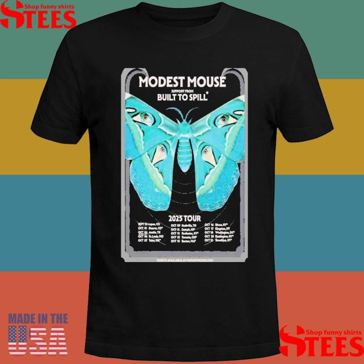 Modest Mouse Support From Built To Spill Fall Tour 2025 Dates Moth Eyes Shirts