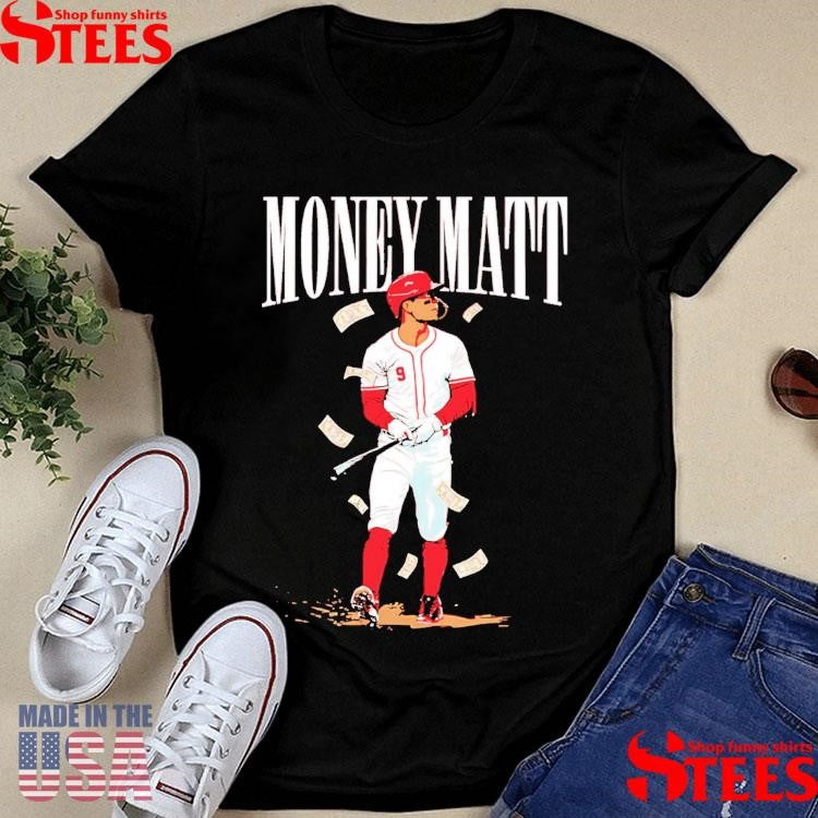 Money Matt Mclain Cincinnati Reds Baseball Shirts
