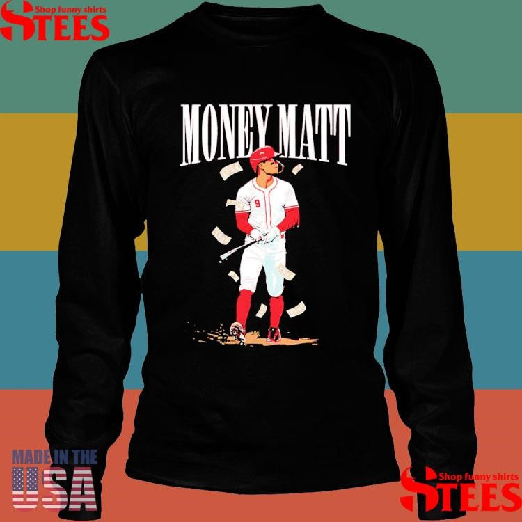Money Matt Mclain Cincinnati Reds Baseball Shirts