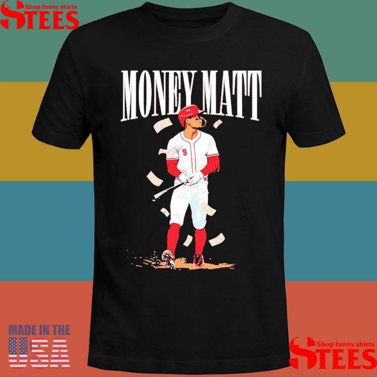 Money Matt Mclain Cincinnati Reds Baseball Shirts