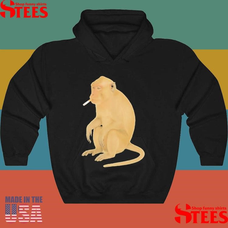 Monkey Smoking Cigarette Shirts